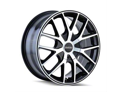 Touren TR60 Gloss Black Machined Wheel; 20x8.5; 20mm Offset (11-23 RWD Charger, Excluding Widebody)