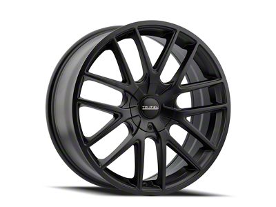 Touren TR60 Matte Black Wheel; 17x7.5; 20mm Offset (11-23 RWD Charger w/o Brembo Brakes)