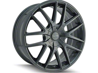 Touren TR60 Matte Gunmetal Wheel; 20x8.5; 20mm Offset (11-23 RWD Charger, Excluding Widebody)