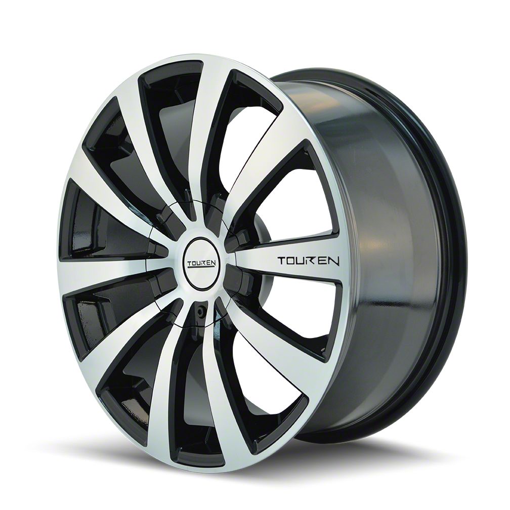 Touren Mustang TR3 Gloss Black Machined Wheel; 15x7; 40mm