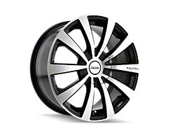 Touren TR3 Gloss Black Machined Wheel; 17x7; 40mm Offset (99-04 Mustang GT, V6)
