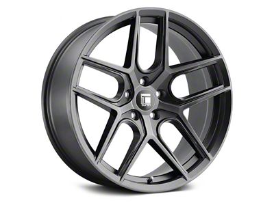 Touren TR79 Brushed Matte Black with Dark Tint Wheel; Rear Only; 20x10.5 (15-23 Mustang GT, EcoBoost, V6)