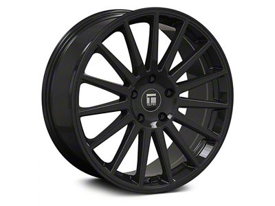Touren TR92 Gloss Black Wheel; Rear Only; 22x10.5; 32mm Offset (15-23 Mustang GT, EcoBoost, V6)