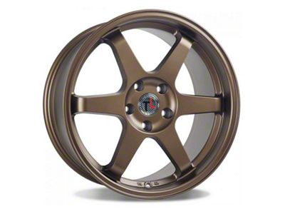 TRAKlite Wheels Drive Bronze with Machined Bronze Lip Wheel; 18x9.5 (10-15 Camaro LS, LT)