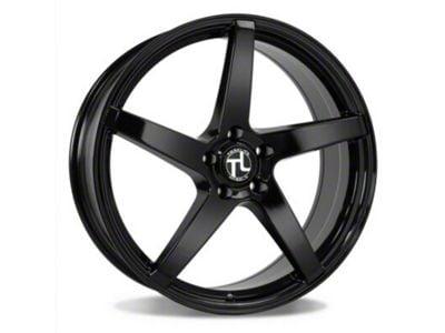 TRAKlite Wheels Curse Gloss Black Wheel; 18x8 (16-24 Camaro, Excluding ZL1)