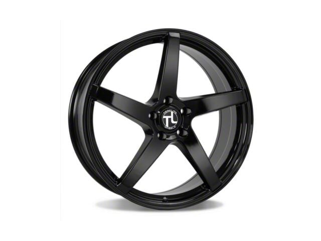 TRAKlite Wheels Curse Gloss Black Wheel; 18x8 (16-24 Camaro, Excluding ZL1)