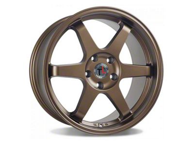 TRAKlite Wheels Drive Bronze with Machined Bronze Lip Wheel; 18x9.5 (16-24 Camaro LS, LT, LT1)
