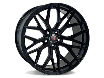 TRAKlite Wheels Flow Tek Gloss Black Wheel; 20x9 (16-24 Camaro)