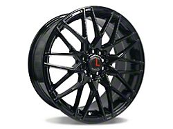 TRAKlite Wheels Limiter Gloss Black Wheel; 17x7.5; 40mm Offset (99-04 Mustang GT, V6)