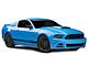 T-REX Grilles Billet Series Pony Delete Upper Overlay Grille; Black (13-14 Mustang GT)