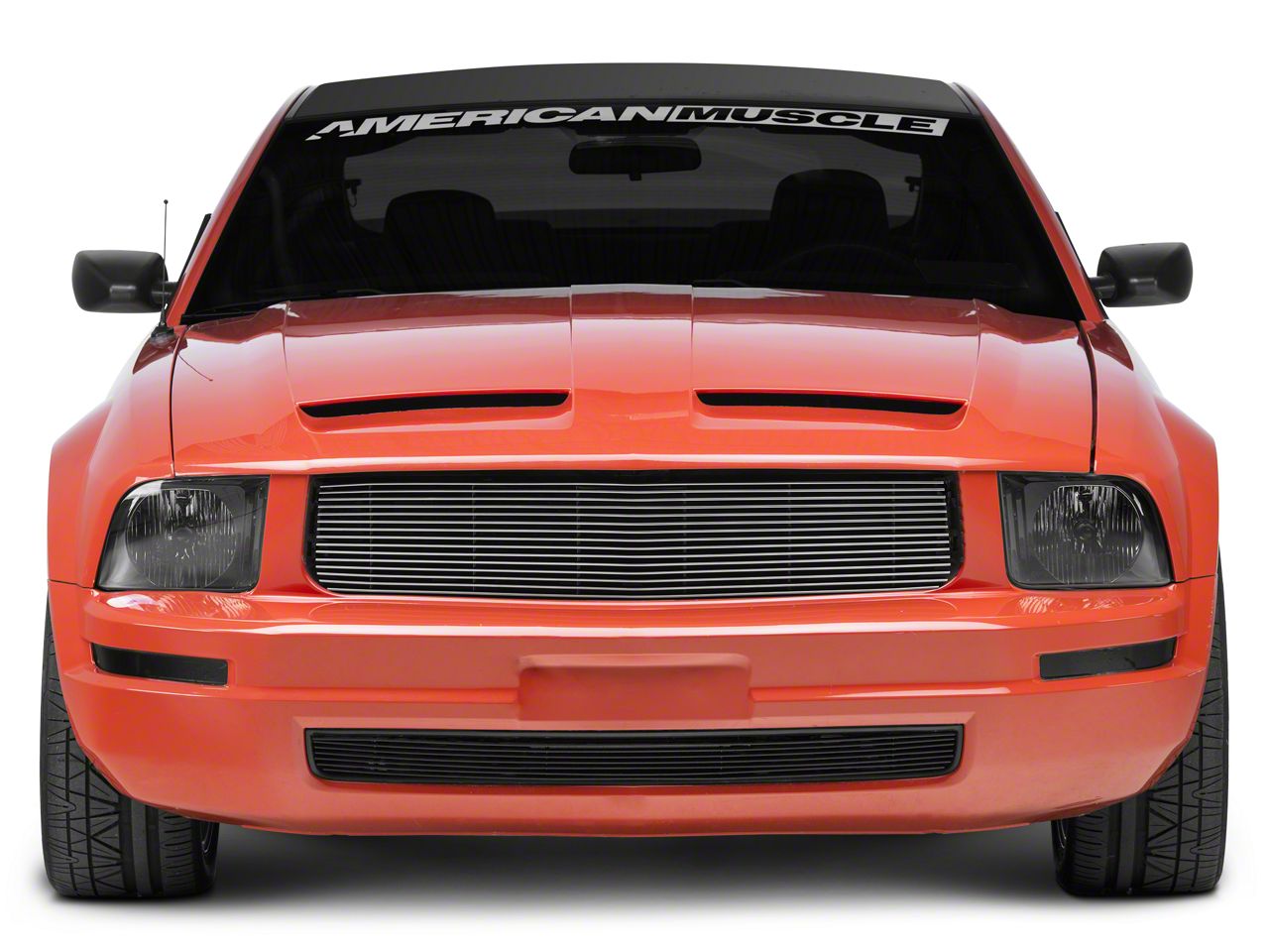 T-REX Grilles Mustang Billet Series Pony Delete Upper Grille 
