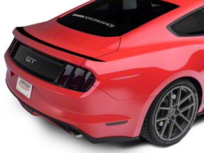 SEC10 Upper Rear Deck Decal; Gloss Black (15-23 Mustang)