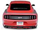 SEC10 Upper Rear Surround Decal; Silver (15-23 Mustang)