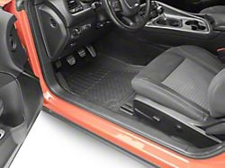 TruShield Precision Molded Front and Rear Floor Liners; Black (15-23 Challenger)