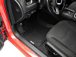 TruShield Precision Molded Front Floor Liners; Black (11-23 RWD Charger)