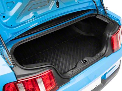 TruShield Precision Molded Cargo Liner; Black (05-14 Mustang Coupe)