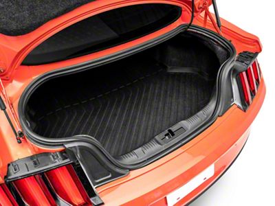 TruShield Precision Molded Cargo Liner; Black (15-23 Mustang w/o Subwoofer)