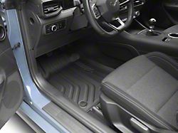 TruShield TPE Front and Rear Floor Liners; Black (24-26 Mustang)
