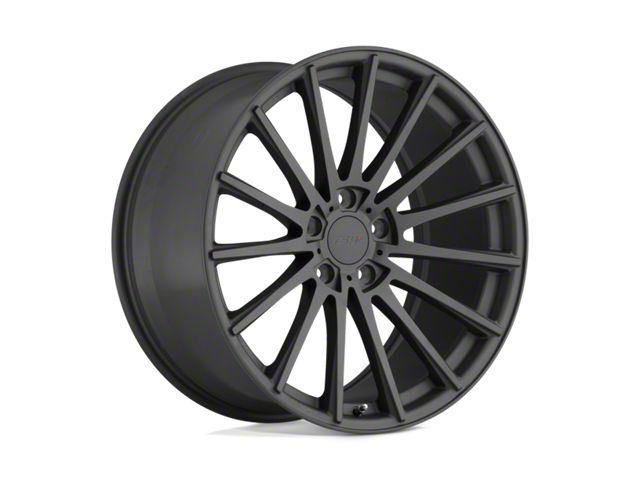 TSW Chicane Matte Gunmetal Wheel; Rear Only; 20x10 (05-09 Mustang)