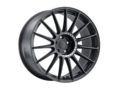 TSW Paddock Semi Gloss Black with Machined Tinted Ring Wheel; 20x9 (05-09 Mustang)