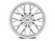 TSW Sebring Silver Wheel; Rear Only; 20x10 (05-09 Mustang)