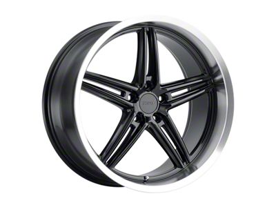 TSW Variante Gloss Black Machined Wheel; 20x9 (05-09 Mustang)