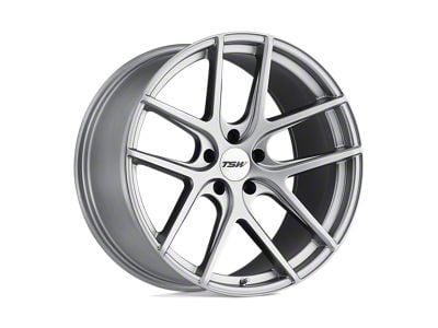 TSW Geneva Matte Titanium Silver Wheel; 18x10.5; 27mm Offset (10-15 Camaro, Excluding ZL1)