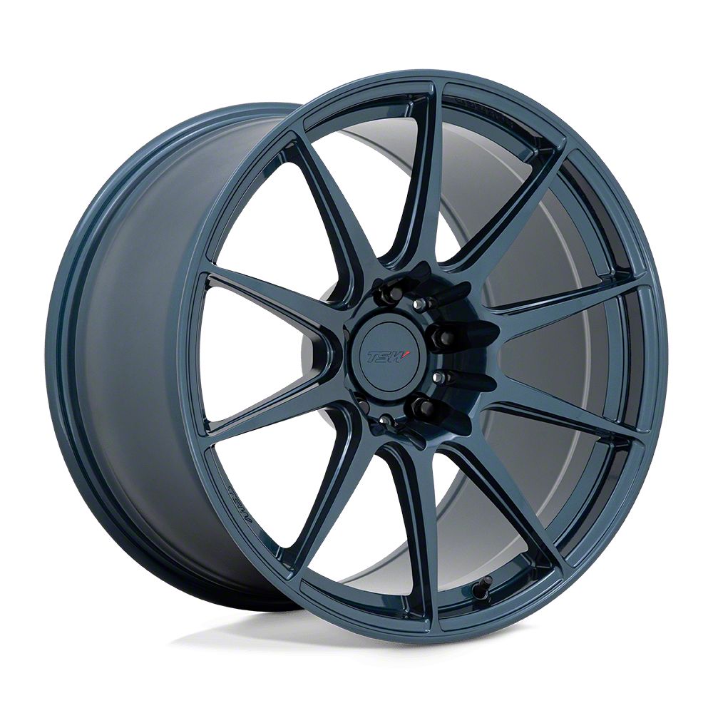 TSW Camaro Kemora Gloss Dark Blue Wheel; 18x10; 25mm Offset
