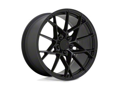 TSW Sector Semi Gloss Black Wheel; 20x10.5 (10-15 Camaro)