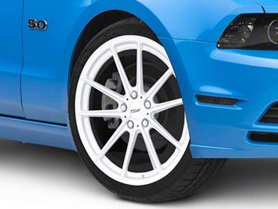 TSW Bathurst Silver Wheel; 20x9; 20mm Offset (10-14 Mustang)