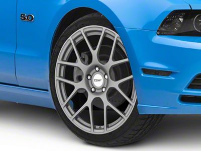 TSW Nurburgring Matte Gunmetal Wheel; 20x8.5; 20mm Offset (10-14 Mustang)