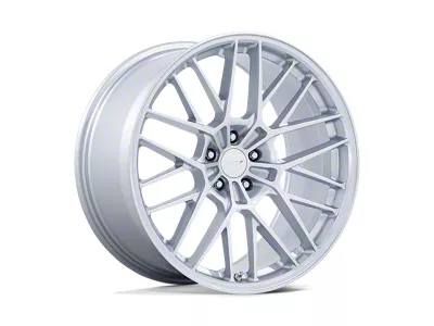 TSW Daytona Gloss Silver Wheel; 19x9.5; 40mm Offset (15-23 Mustang GT, EcoBoost, V6)