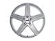 TSW Ascent Matte Titanium Silver Wheel; Rear Only; 20x10 (2024 Mustang)