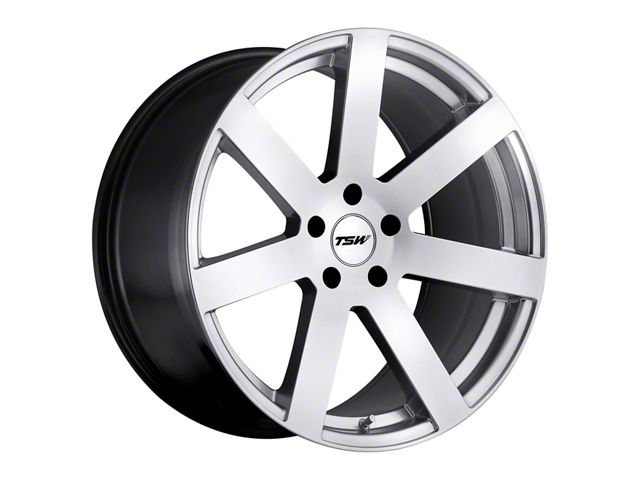 TSW Bardo Hyper Silver Wheel; 19x8 (2024 Mustang)