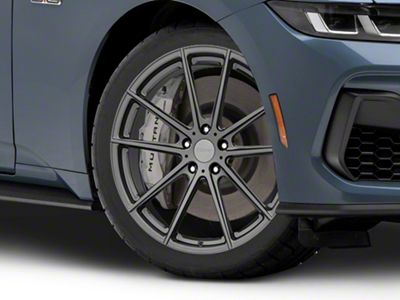TSW Bathurst Gloss Gunmetal Wheel; 19x9; 30mm Offset (24-25 Mustang)