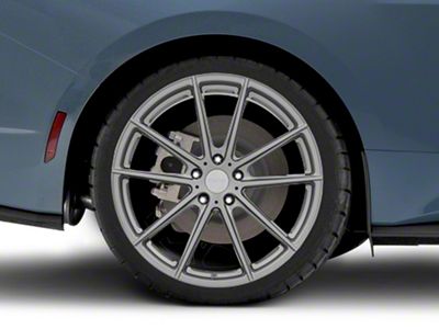 TSW Bathurst Gloss Gunmetal Wheel; Rear Only; 20x10 (2024 Mustang)