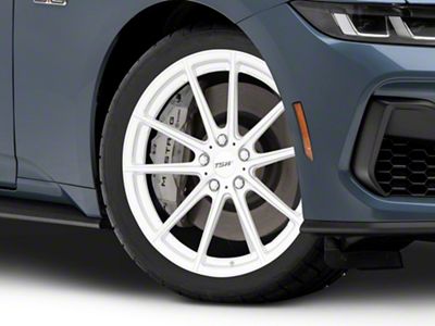 TSW Bathurst Silver Wheel; 19x9.5; 39mm Offset (24-25 Mustang)