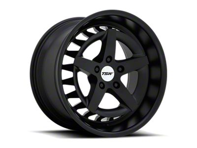 TSW Degner Semi Gloss Black Wheel; 20x9 (2024 Mustang)