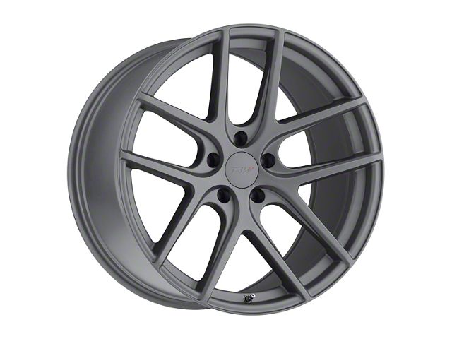 TSW Geneva Matte Gunmetal Wheel; Rear Only; 20x11 (2024 Mustang)