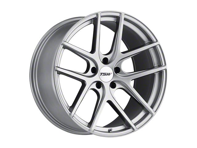 TSW Geneva Matte Titanium Silver Wheel; 19x8.5 (2024 Mustang)