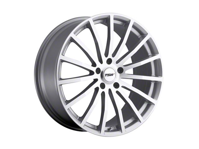 TSW Mallory Silver Wheel; 19x8 (2024 Mustang)