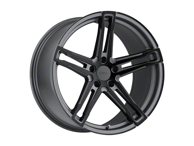 TSW Mechanica Matte Gunmetal with Matte Black Face Wheel; 19x8.5 (2024 Mustang)