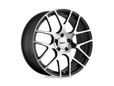 TSW Nurburgring Gunmetal with Mirror Cut Face Wheel; Rear Only; 20x10.5; 25mm Offset (24-25 Mustang)