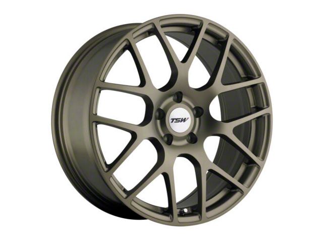 TSW Nurburgring Matte Bronze Wheel; Rear Only; 20x10.5 (2024 Mustang)
