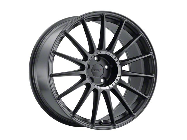 TSW Paddock Semi Gloss Black with Machined Tinted Ring Wheel; Rear Only; 20x10 (2024 Mustang)