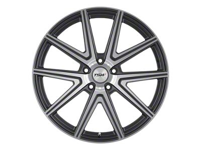 TSW Rouge Gunmetal with Mirror Cut Face Wheel; Rear Only; 19x9.5 (2024 Mustang)