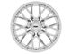 TSW Sebring Silver Wheel; Rear Only; 20x10 (2024 Mustang)