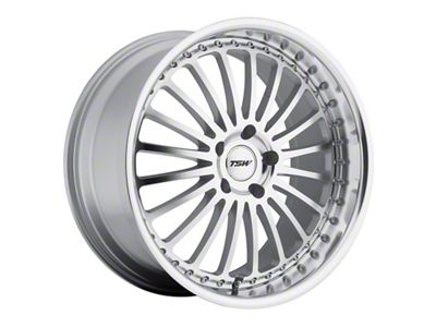 TSW Silverstone Silver Wheel; 19x8 (2024 Mustang)