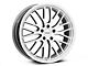 TSW Snetterton Hyper Silver with Mirror Cut Lip Wheel; 20x8.5 (2024 Mustang EcoBoost w/o Performance Pack)