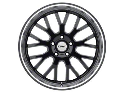 TSW Tremblant Gloss Black with Mirror Cut Lip Wheel; Rear Only; 20x10 (2024 Mustang)